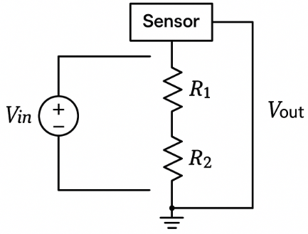 Voltage Dividers with Sensors