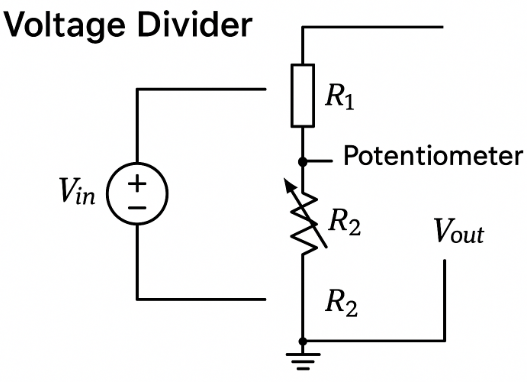  Voltage Divider with a Potentiometer